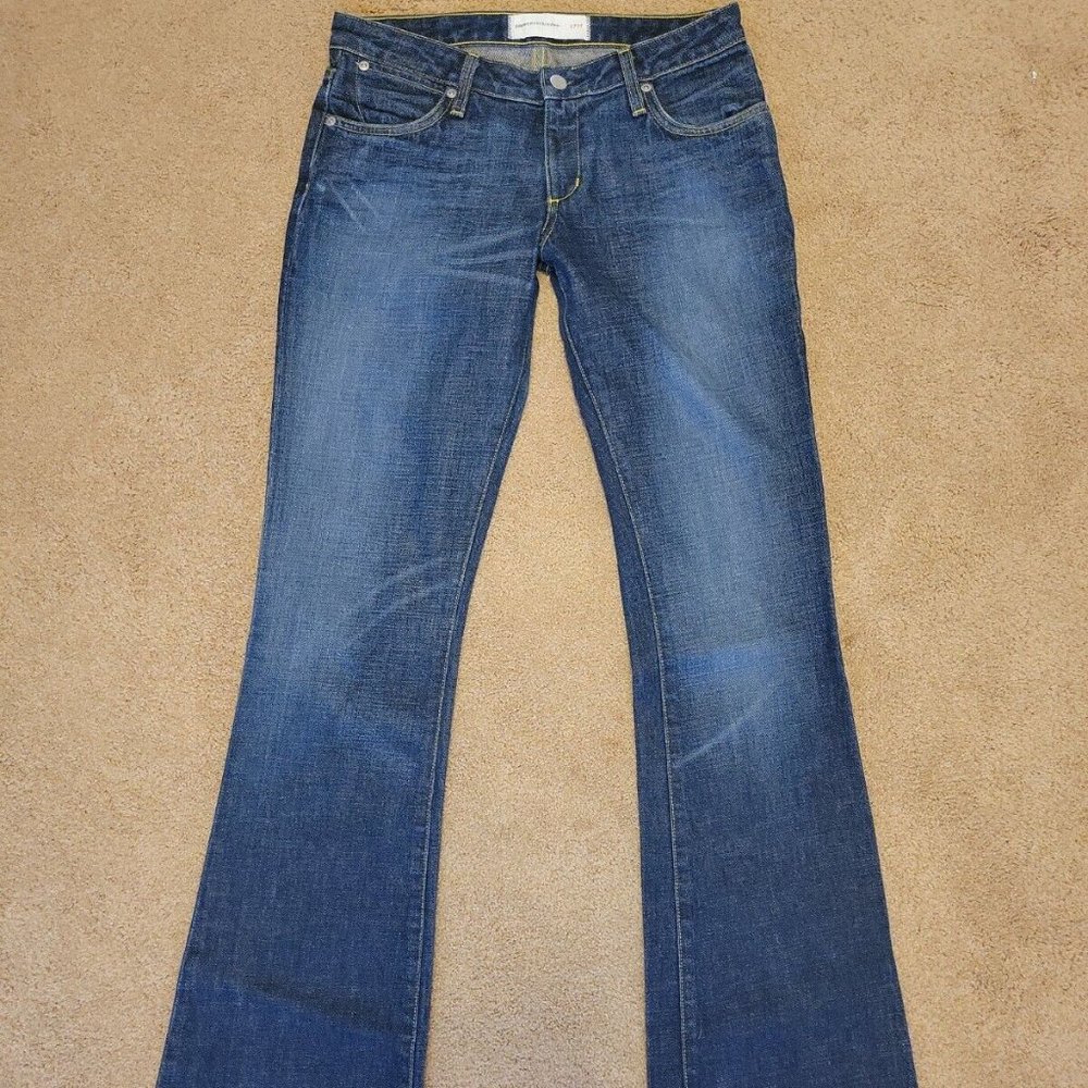 Vintage Paper Denim & Cloth Womens Blue Indigo Wash Bootcut Jeans   Size 27